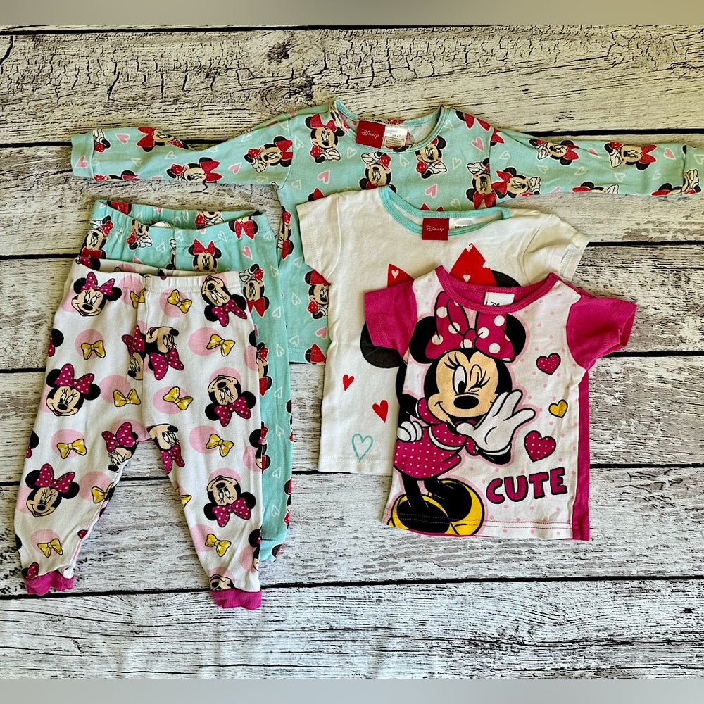 Disney Minnie Mouse Pajamas - 18M + 2T